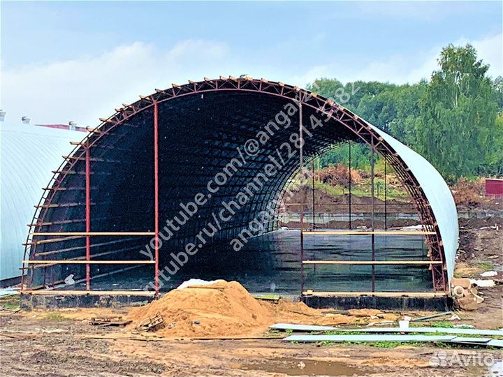 Ангары под ключ 516 m2