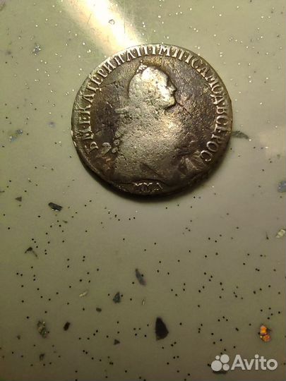 Монета полуполтин к 1769 екатерина