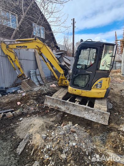 Услуги Мини экскаватора,Бобкета