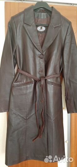 Кожаный плащ