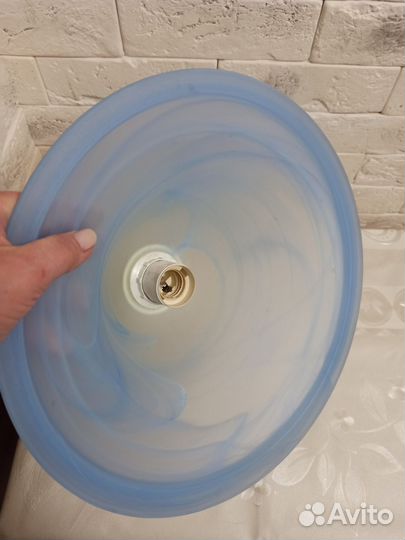 Люстра, плафон бу стекло