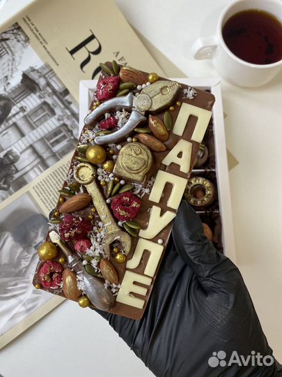 Подарки для мужчин, папы, парня из шоколада