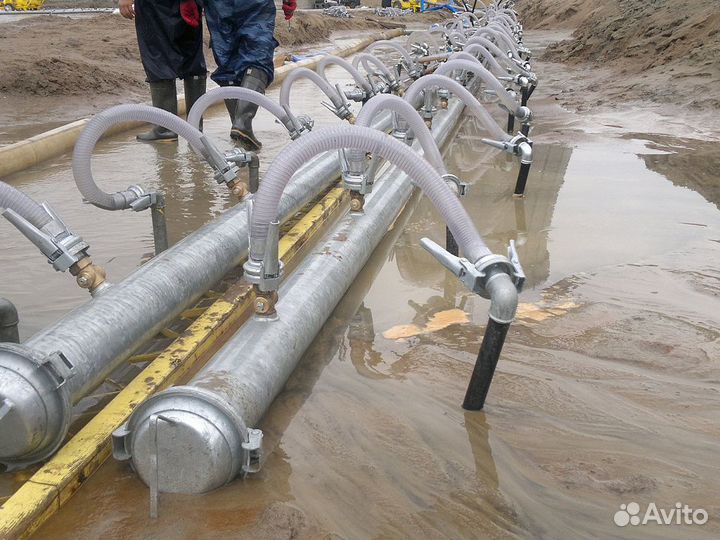 Аренда мощных насосов, мотопом, водопонижение, вод