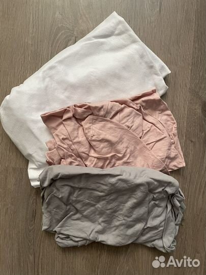 Простынь на круглую кроватку, 75х75