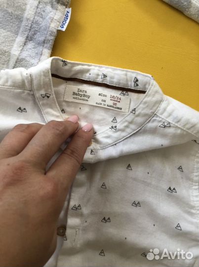 Рубашка 2шт. 92