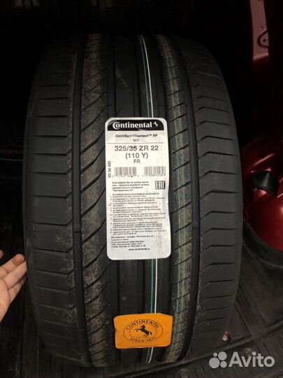 Continental ContiSportContact 5 285/40 R22 и 325/35 R22