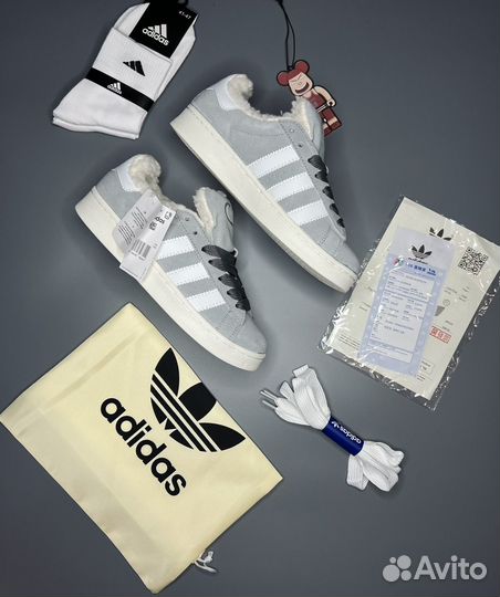 Кроссовки мужские Adidas campus 00s зимние