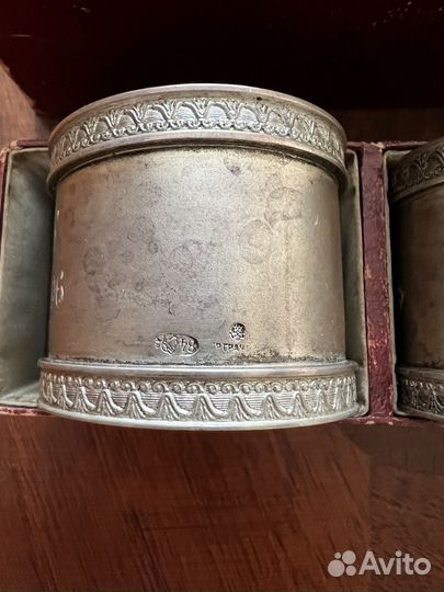 Кольца салфеточные серебро 84 Бр. Грачевы