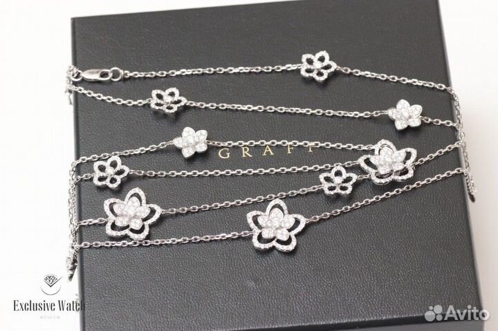 Колье Graff Wild Flower Diamonds Sautoir Necklace