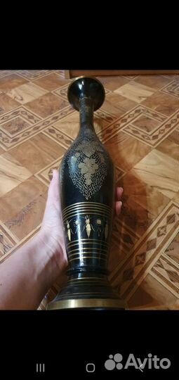 Ваза металлическая Индия