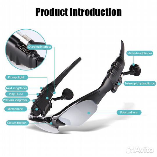 Bluetooth гарнитура очки