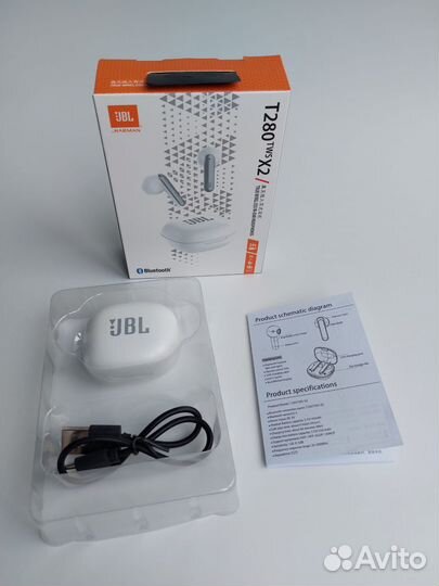 Беспроводные наушники JBL T280 Новые