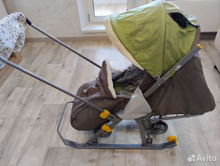 Детские санки коляска бу