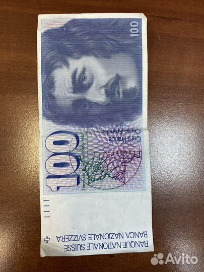 Швейцарские франки 6 серия