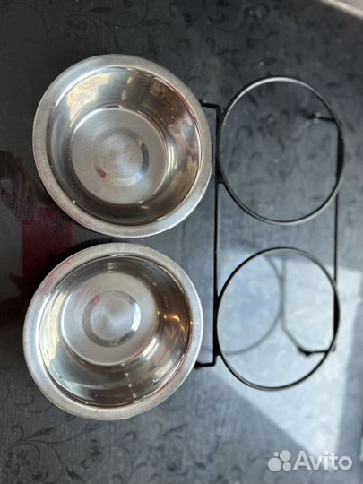 Миски для собак кошек с подставкой