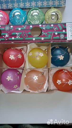 Набор елочных игрушек СССР