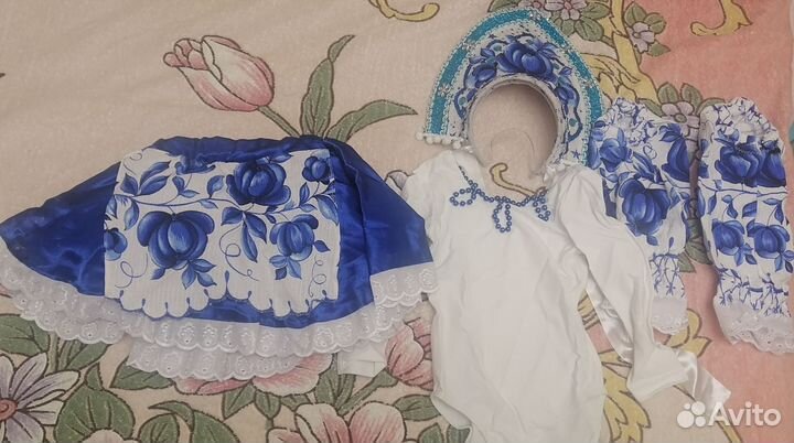 Костюм новогодний. Русская красавица