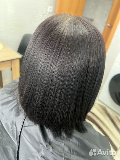 Кератиновое выпрямление