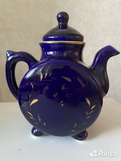 Чайник заварочный СССР Гжель