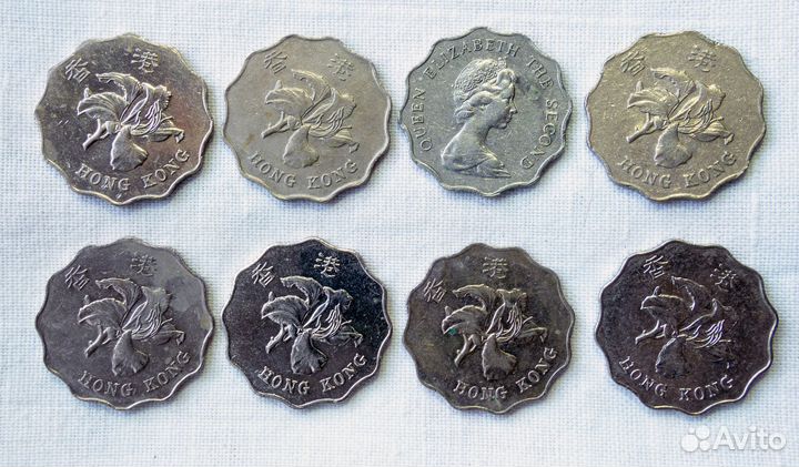 Монеты Гонконга и Макао, Китай