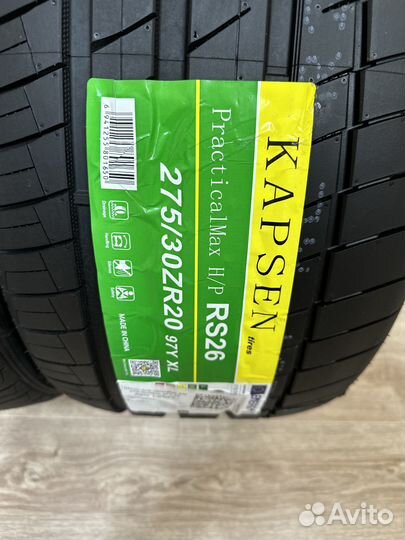 Kapsen RS26 Practical Max HP 245/35 R20 и 275/30 R20 103VR