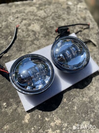 Доп фары harley davidson 4.5