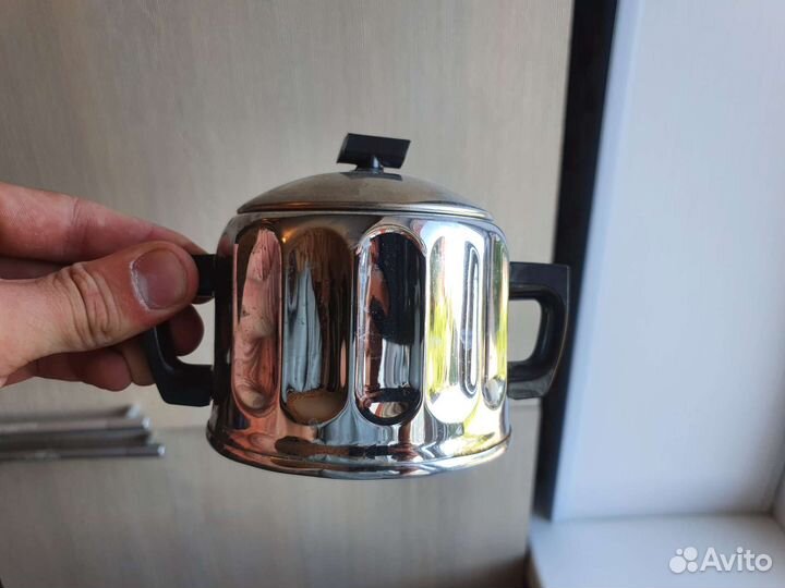 Сахарница СССР мельхиор
