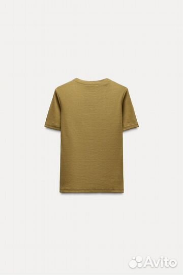 Лонгслив в рубчик с пуговицами Zara