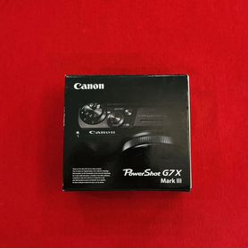 Canon g7x mark iii silver новый