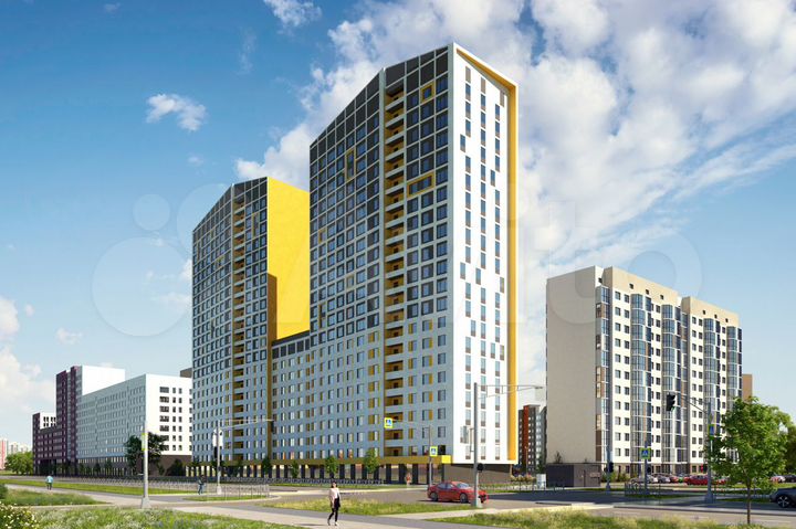 2-к. квартира, 47,7 м², 18/23 эт.