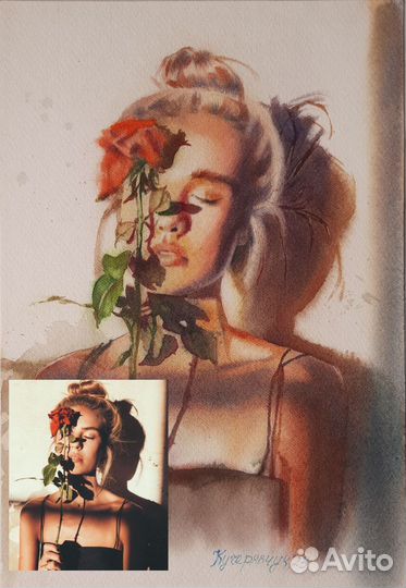 Портрет на заказ по фото от частного художника