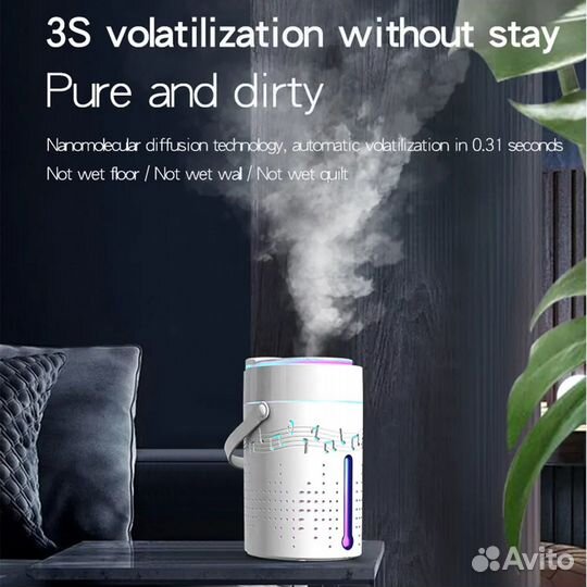 Увлажнитель воздуха музыкальный 1000 мл