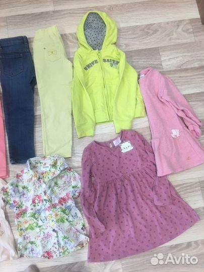 Вещи пакетом на девочку 104-110