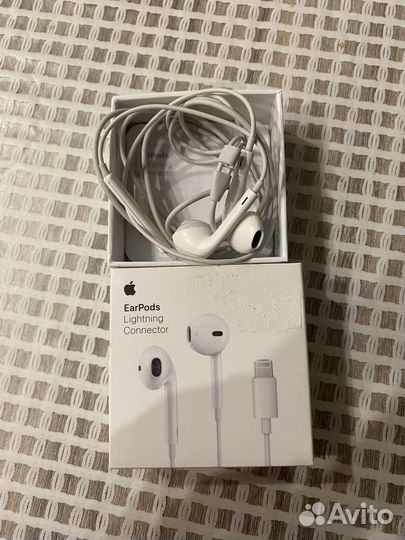 Наушники apple earpods lightning оригинальные