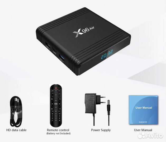 Tv приставка X96 AIR для сматр тв Android