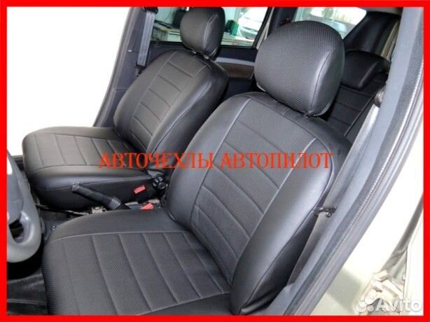 Чехлы Автопилот LADA Largus из экокожи чёрные