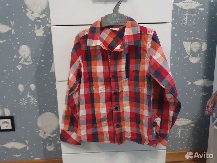 Рубашки для мальчика 3-4 года