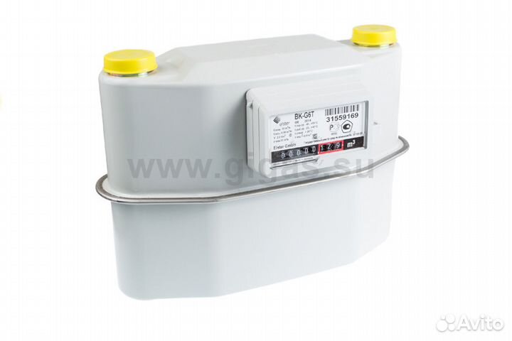 Счетчик Газа. BK G6T термокоррекция.2023г