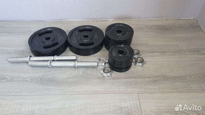 Гантели полный набор (39,5 кг)