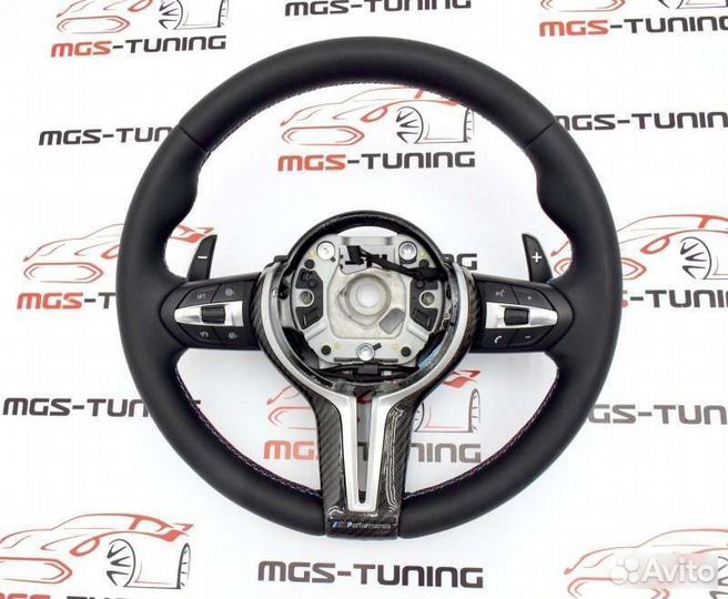 Руль в стиле M5 карбон BMW 5 серия F10 F07 GT ф10