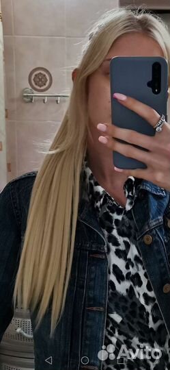 Шиньён для волос 50 см на ленте