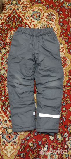 Зимние брюки детские 128