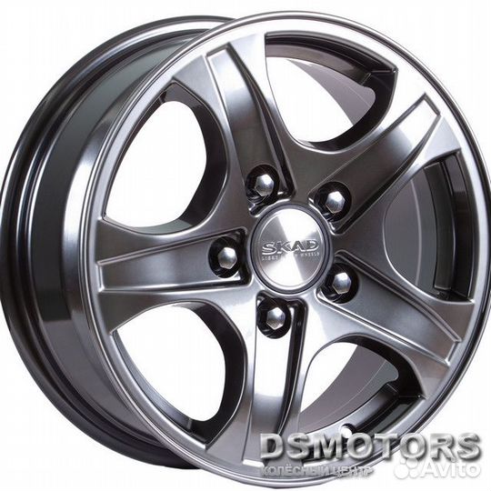 Диски Калипсо 6.5/16 5x139.7 ET43 d98.5 графит