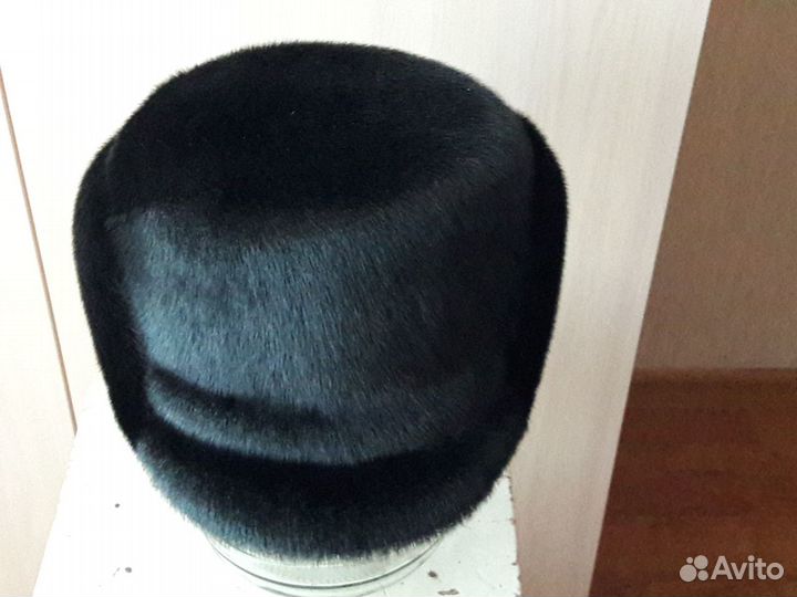 Шапка формовка из меха нутрии