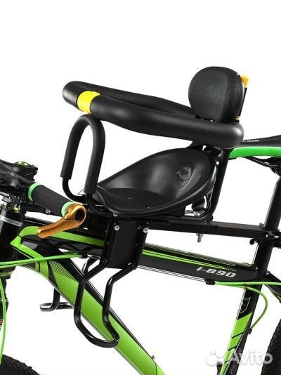 Детское кресло на велосипед переднее