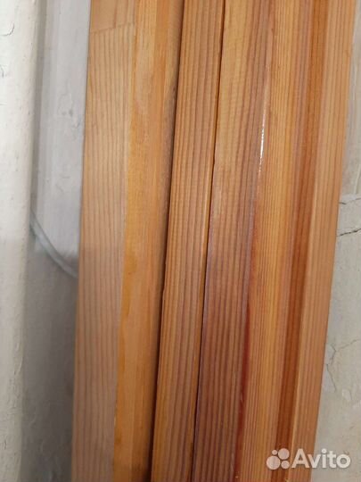 Бруски дерево 4шт покрытые лаком