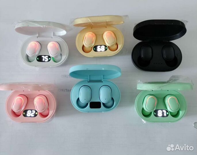 Наушники беспроводные с кнопочным управлением