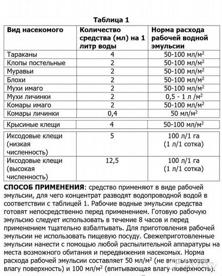 Юракс от блох, муравьев, клопов, тараканов 50 мл