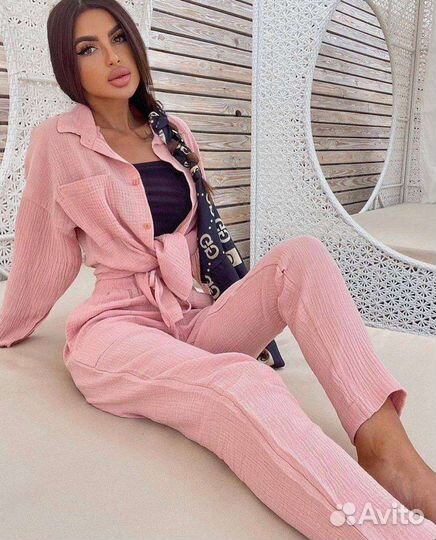 Муслиновый костюм женский