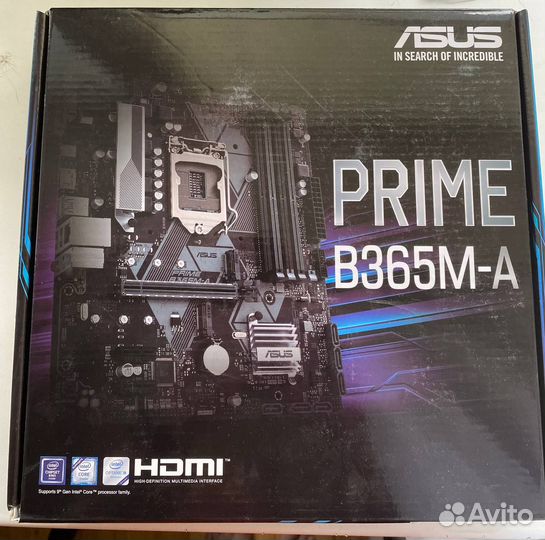 Материнская плата Asus prime b365m-a
